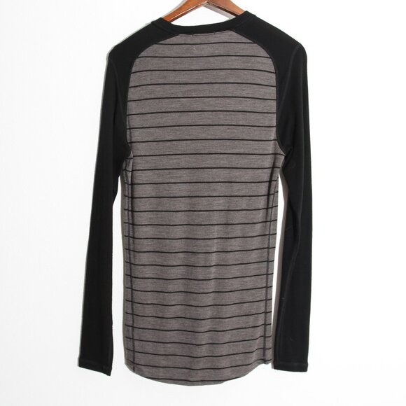 Smartwool Men's Merino Wool Mid 250 Pattern Crew Stripe Long Sleeve Size Medium - Picture 7 of 14